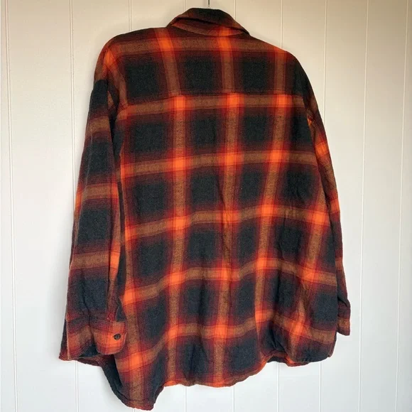 Taylor Swift Evermore Boyfriend Plaid Flannel Button Down Long Sleeve Shirt - Picture 6 of 8